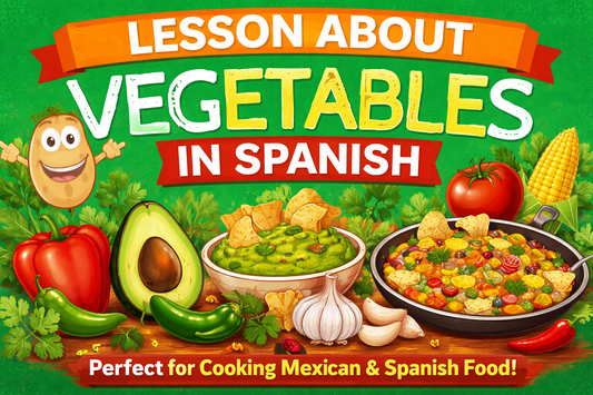 Vegetables in Spanish Practical Vocabulary for Cooking Mexican & Spanish Food
